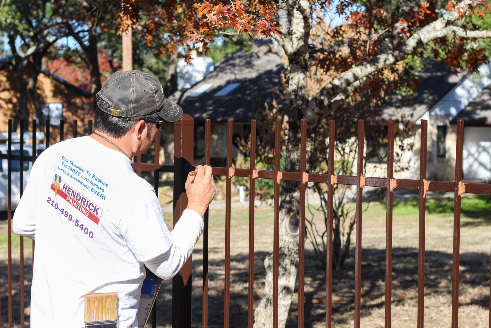 Hendrick Painting - Fence Painting